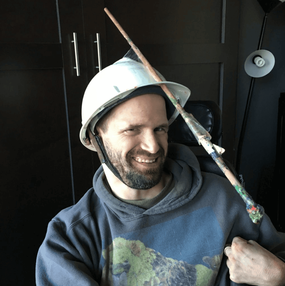 Hard Hat Painter Donald Ryker