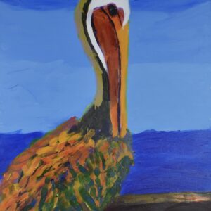 Realistic pelican artwork for sale